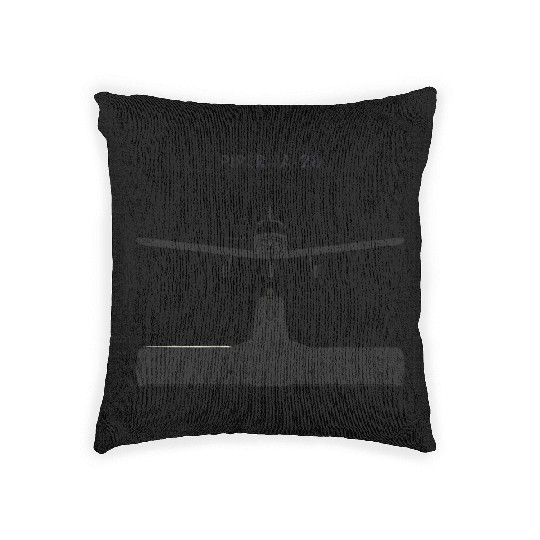 Piper PA 28 Cherokee Aircraft Woven Pillows