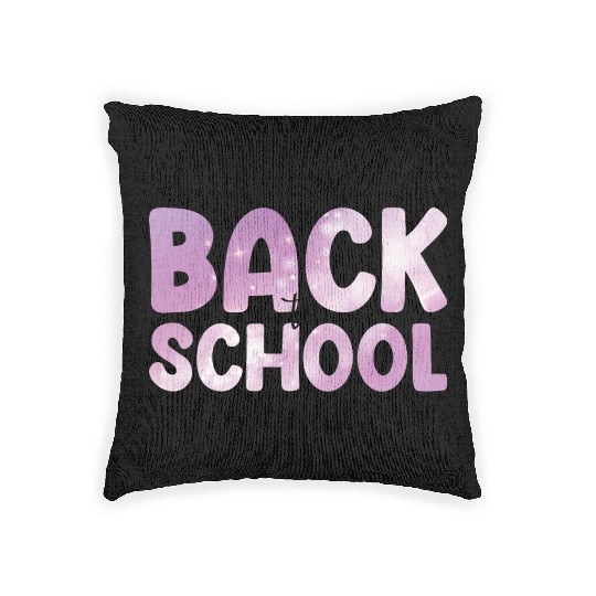 Welcome Back To School Lunch Lady Woven Pillows