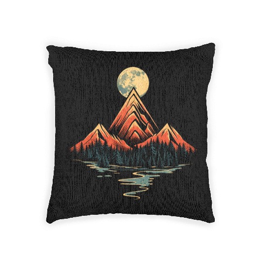 Majestic Full Moon Woven Pillows