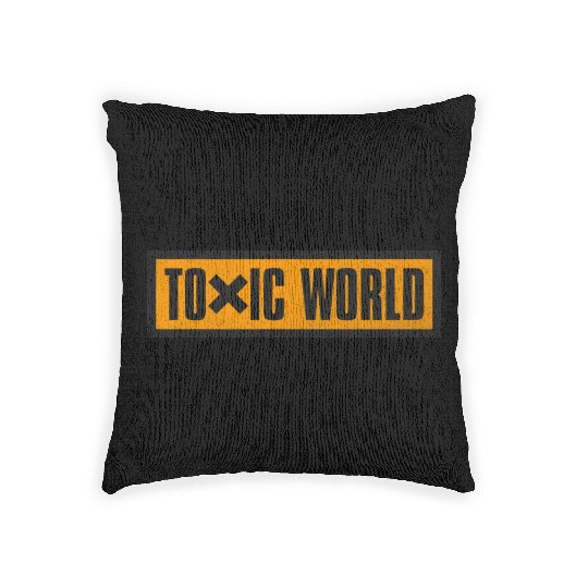 Toxic World Woven Pillows