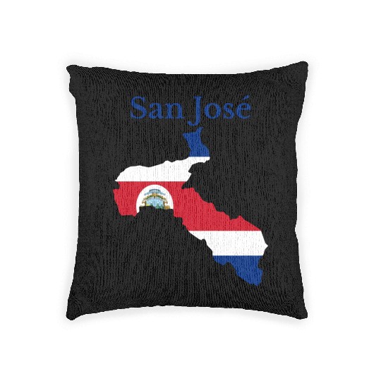 San Jose Province Costa Rica Woven Pillows