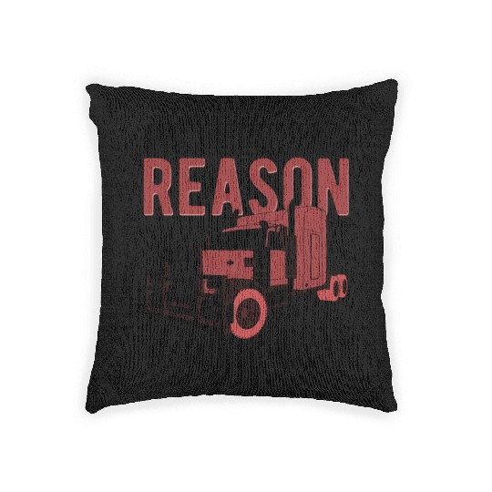 Trucker The Reason You Have Stuff Truck Driver Woven Pillows
