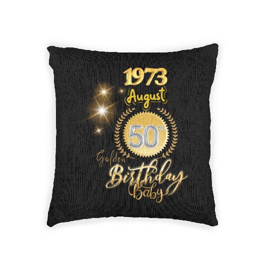 50th birthday, August 1973. Woven Pillows