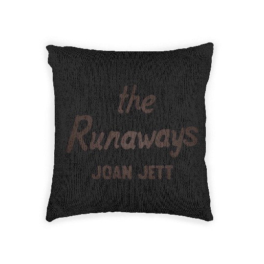 The Runaways Joan Jett Woven Pillows