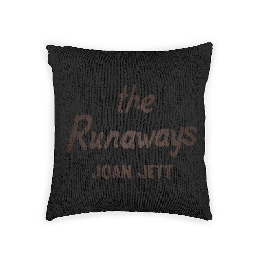 The Runaways Joan Jett Woven Pillows