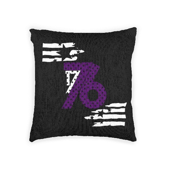 we the people 1776 american flag Woven Pillows