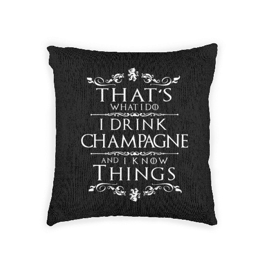 Champagne Champagne Champagne Woven Pillows