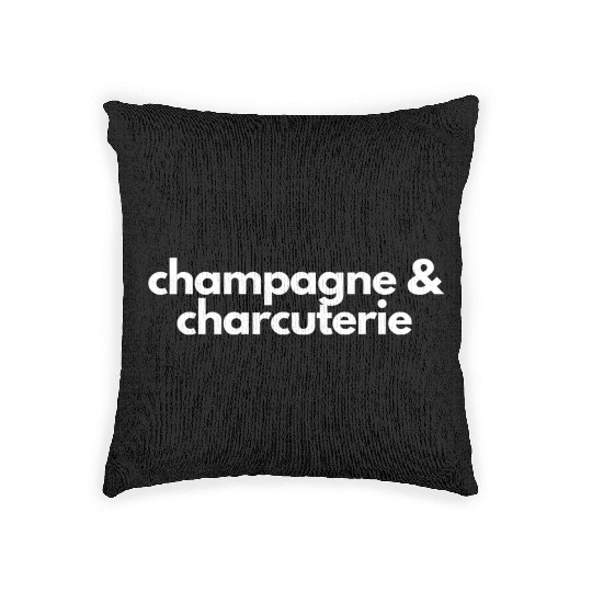 Champagne And Charcuterie- Sunday Brunch- Hostess Woven Pillows
