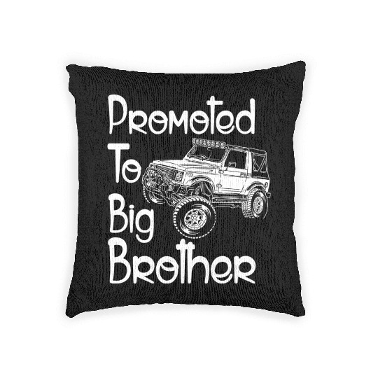 Promoted To Big Brother Woven Pillows