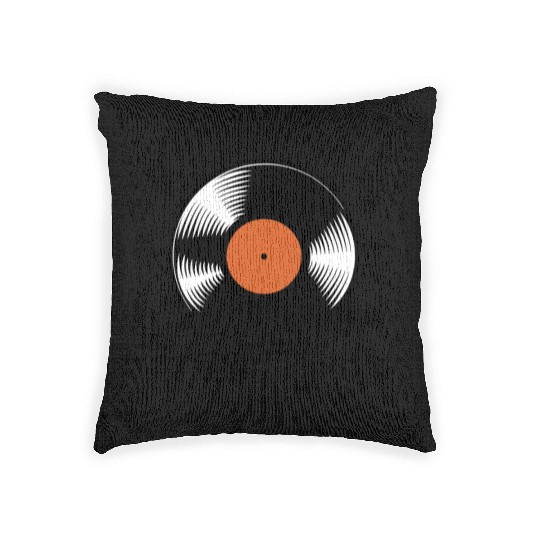 Melting vinyl disc. Woven Pillows