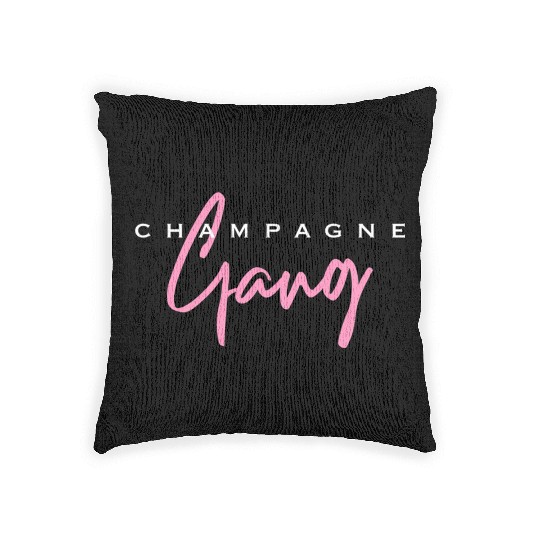 Champagne Gang Woven Pillows