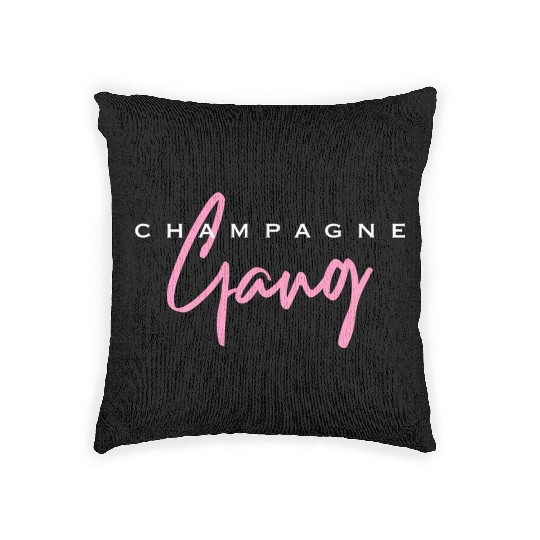 Champagne Gang Woven Pillows