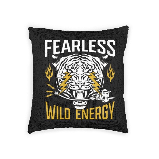 Fearless. Wild energy. Woven Pillows