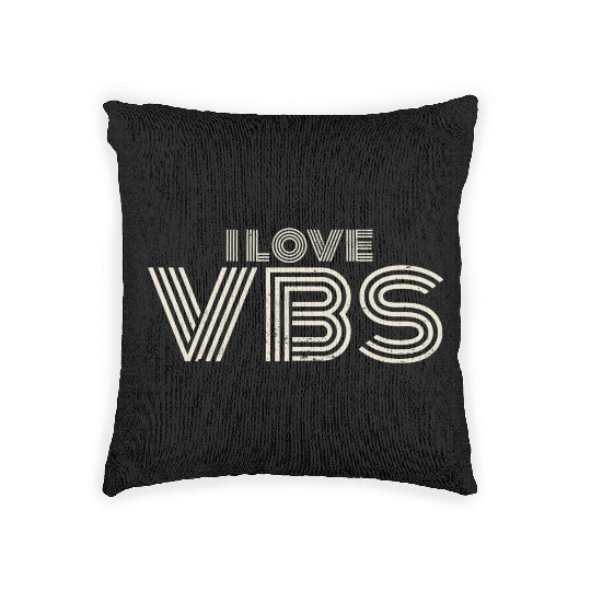 VBS Crew Summer Camp Vacation Teacher Student Woven Pillows