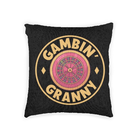 Poker Casino Poker Player Gambling Roulette Gift Woven Pillows