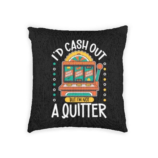 Poker Casino Poker Player Gambling Roulette Gift Woven Pillows