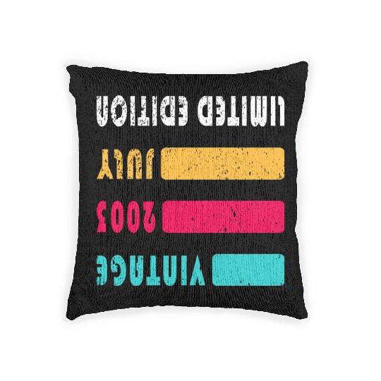 July 2003 Anniversary July 2003 July Woven Pillows