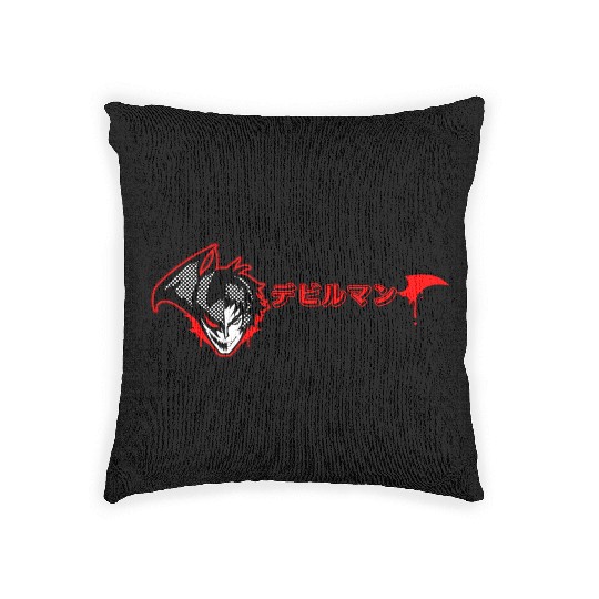 Devilman Crybaby classic Woven Pillows