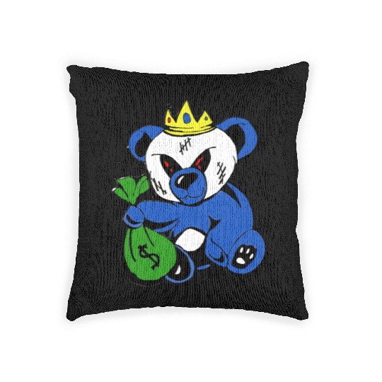 C4L Money Bear Woven Pillows