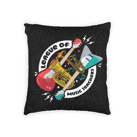 Music Teacher League Woven Pillows