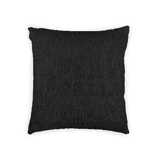 Baseball Pitcher Play Ball Black Text Baseball Fan Woven Pillows
