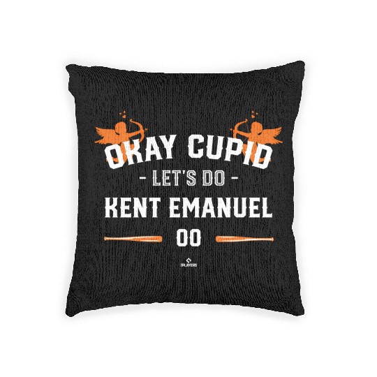 Cupid Let's Do Kent Euel Day Baseball Woven Pillows