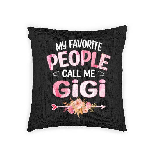 My People Call Me Gigi Woven Pillows