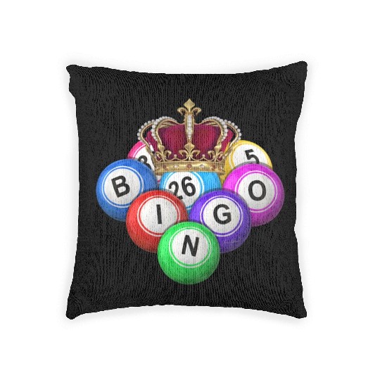 Bingo King Balls 2 Woven Pillows