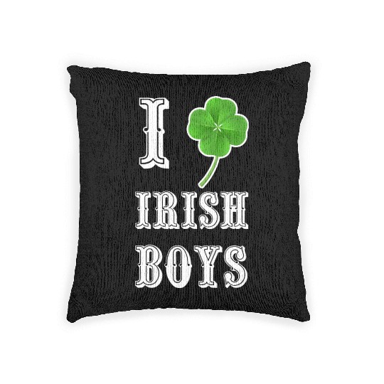 Shiny Saint Patrick s Day Shamrock Rhinestone Woven Pillows