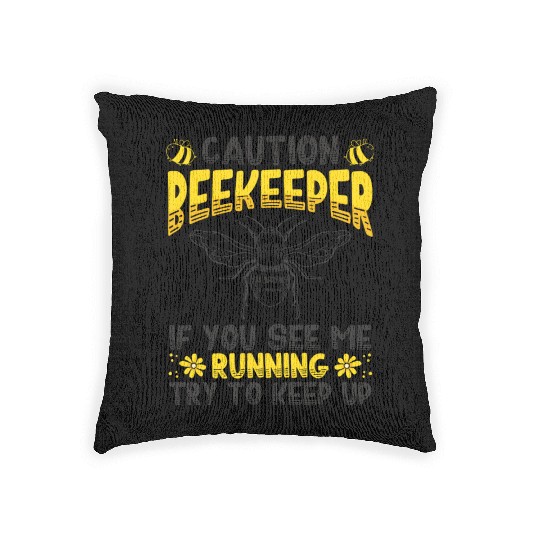 Beekeeper Idea Beekeeping Honey Bee Lover Woven Pillows
