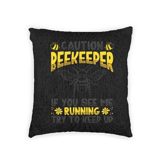 Beekeeper Idea Beekeeping Honey Bee Lover Woven Pillows