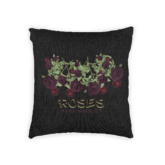 Roses are violet! Woven Pillows