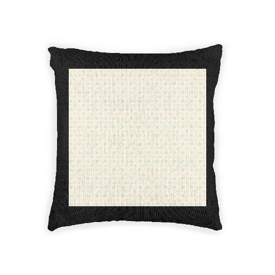 Retro Pattern Yellow Teal Red Woven Pillows