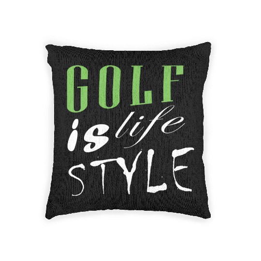 Golf Is Life Style Woven Pillows