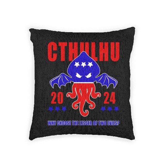 Cthulhu For President Woven Pillows