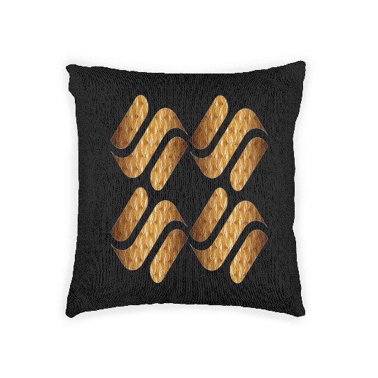 My rose gold Woven Pillows slogan for girls
