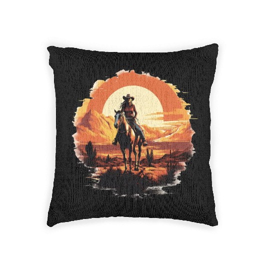 Wild West Journey Woven Pillows