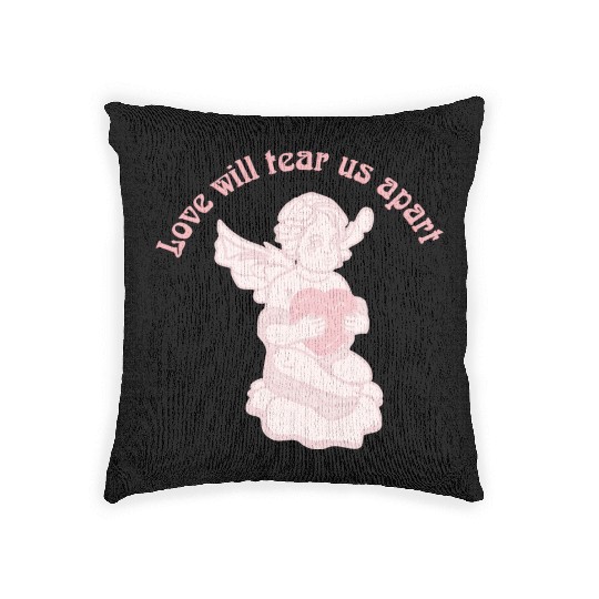 Love Will Tear Us Apart Woven Pillows