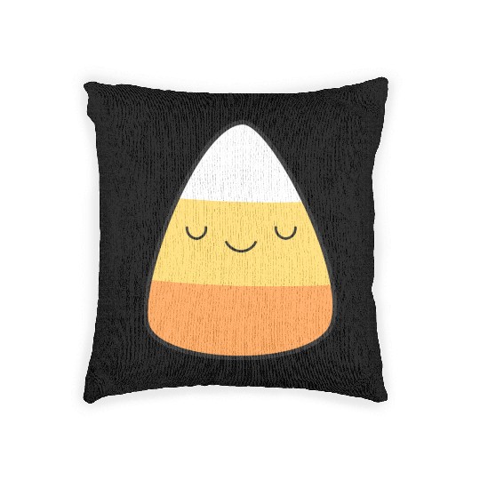 Candy Corn Woven Pillows