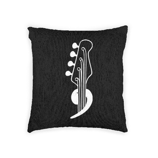 Guitar Player Country Singer Gift Woven Pillows