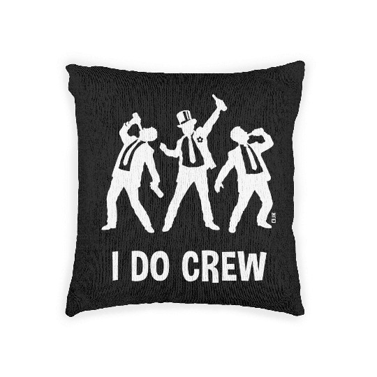 I Do Crew (Stag Night / Bachelor Party / Beer / W) Woven Pillows