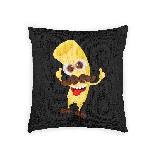 Funny Pasta Macaroni Woven Pillows