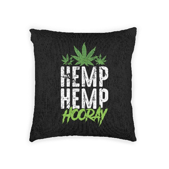 Hemp Hemp Hooray Pot Lover Woven Pillows