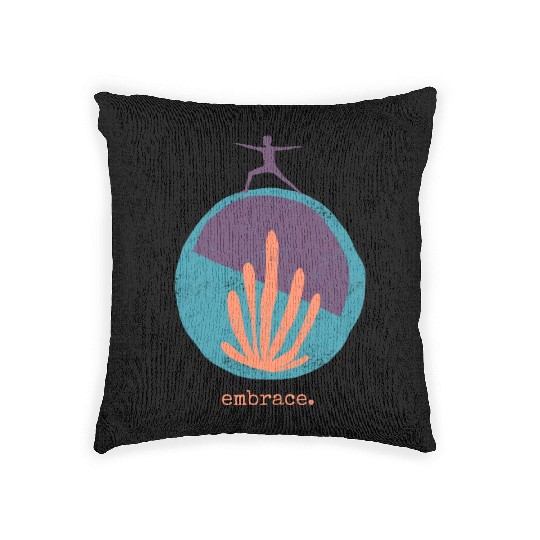 Embrace Yoga Woven Pillows