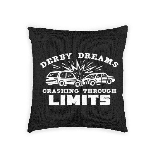 Demo Derby Demolition Derby Demolition Derby Lover Woven Pillows