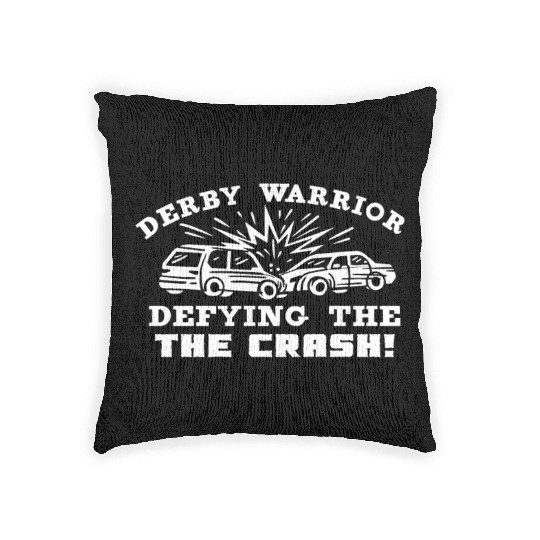 Demo Derby Demolition Derby Demolition Derby Lover Woven Pillows