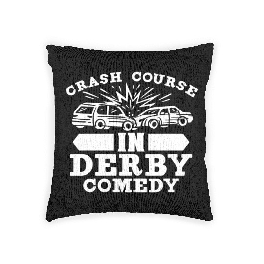 Demo Derby Demolition Derby Demolition Derby Lover Woven Pillows