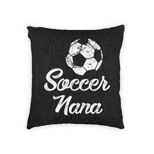 Soccer Nana Player Fan Woven Pillows