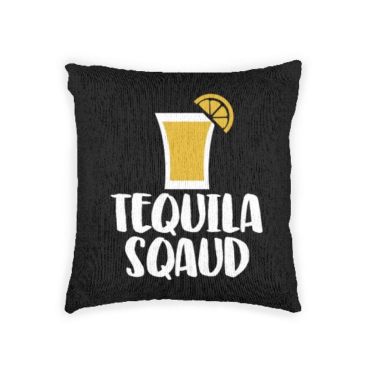 Tequila Sqaud Woven Pillows