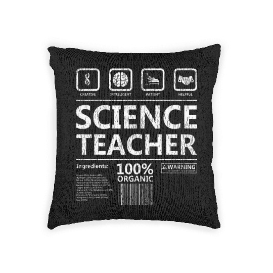 Creative Intelegent Science Chemistry Biology Woven Pillows